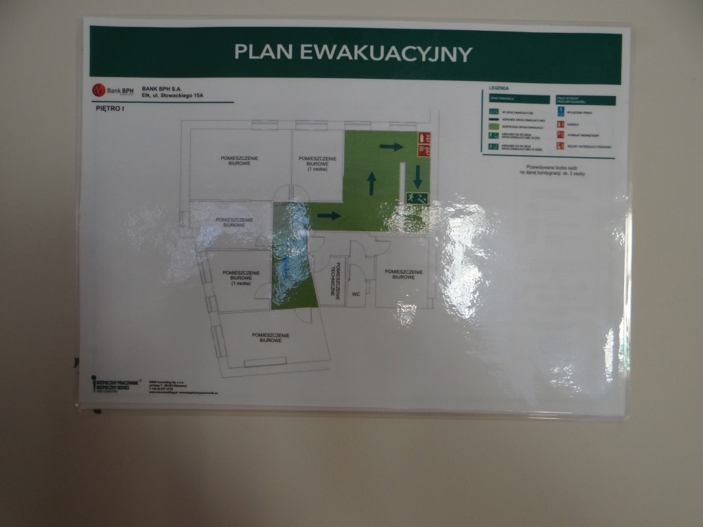 Plan pierwszego piętra Lokal Ełk